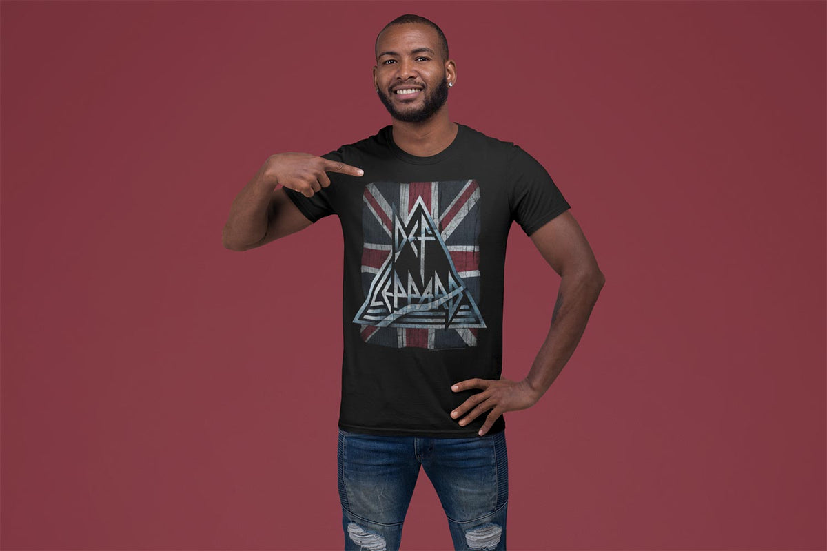 Def Leppard Jacked Up Graphic T-Shirt - Official Hard Rock Band Tee