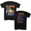 Def Leppard PYRO ALBUM Black Adult T-Shirt – Official Rock Band Graphic Tee for Classic Music Fans