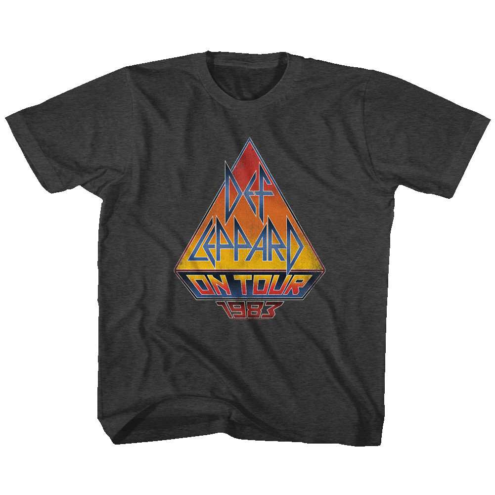 Def Leppard Pyromania On Tour 1983 Graphic Vintage Rock Concert Tee Unisex Youth Fit Boys Girls Men Women