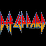 Def Leppard Logo Adult T-Shirt, Classic 80s Hard Rock Band Graphic Tee, Retro Concert Music Fan Apparel