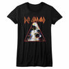 Def Leppard Nobghyst Adult T-Shirt, Classic 80s Hard Rock Band Graphic Tee, Retro Concert Music Fan Apparel