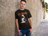 Def Leppard NOBGHYST Black Adult T-Shirt – Official Band Graphic Shirt for Classic Rock Fans