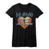 Def Leppard BRINGIN Adult Black T-Shirt – Licensed Hard Rock Music Graphic Tee for Fans