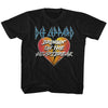 Def Leppard Bringin Youth Graphic T-Shirt - Vintage Hard Rock Band Merch - Kids Concert Fan Gift Idea
