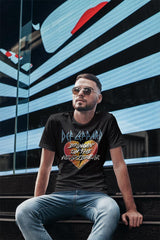 Def Leppard BRINGIN Black Adult T-Shirt – Official Rock Band Graphic Apparel for Concerts & Fans