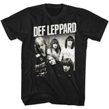 Def Leppard Defleppard Adult T-Shirt, Classic 80s Hard Rock Band Graphic Tee, Retro Concert Music Fan Apparel