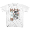 Def Leppard 1983 Pyromania Tour Deflep83 Logo Graphic Vintage Concert Tee Unisex Youth Cool Style Men Women