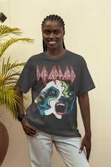 Def Leppard Hysteria Album Graphic T-Shirt - Classic Rock Band Tee