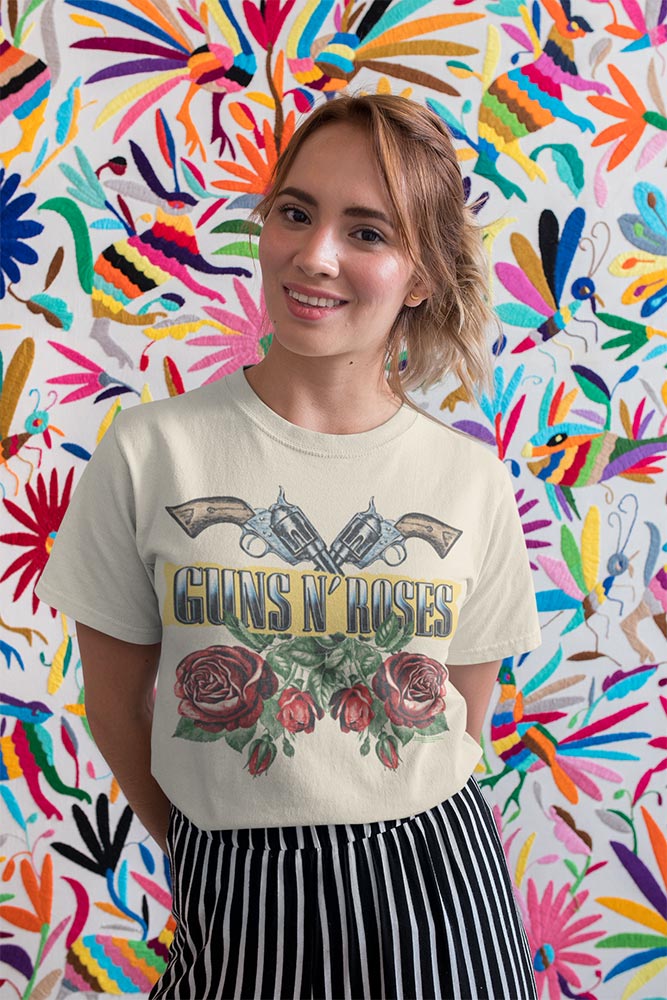 Guns N' Roses Classic Guns and Roses Graphic T-Shirt - Official Band Tee