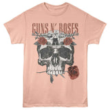 Guns N' Roses Flower Skull Graphic T-Shirt - Official Classic Rock Band Tee