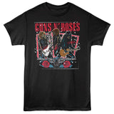 Guns N' Roses Skeleton Band Graphic T-Shirt - Official Classic Rock Band Tee