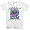 Journey Frontiers Neon Album Graphic T-Shirt - Classic Rock Music Clothing - Vintage Concert Lover Gift Idea