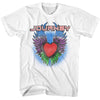 Journey Journey Winged Heart Adult Graphic T-Shirt - Legendary Classic Rock Band Clothing - Vintage Idea