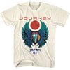 Journey 81 Graphic T-Shirt - Classic Rock Music Clothing - Vintage Concert Lover Gift Idea