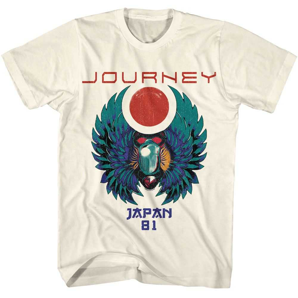 Journey 81 Graphic T-Shirt - Classic Rock Music Clothing - Vintage Concert Lover Gift Idea