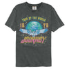 Journey Tour Of The World Graphic T-Shirt - Classic Rock Music Clothing - Vintage Concert Lover Gift Idea