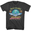 Journey Tour Of The World Graphic T-Shirt - Classic Rock Music Clothing - Vintage Concert Lover Gift Idea