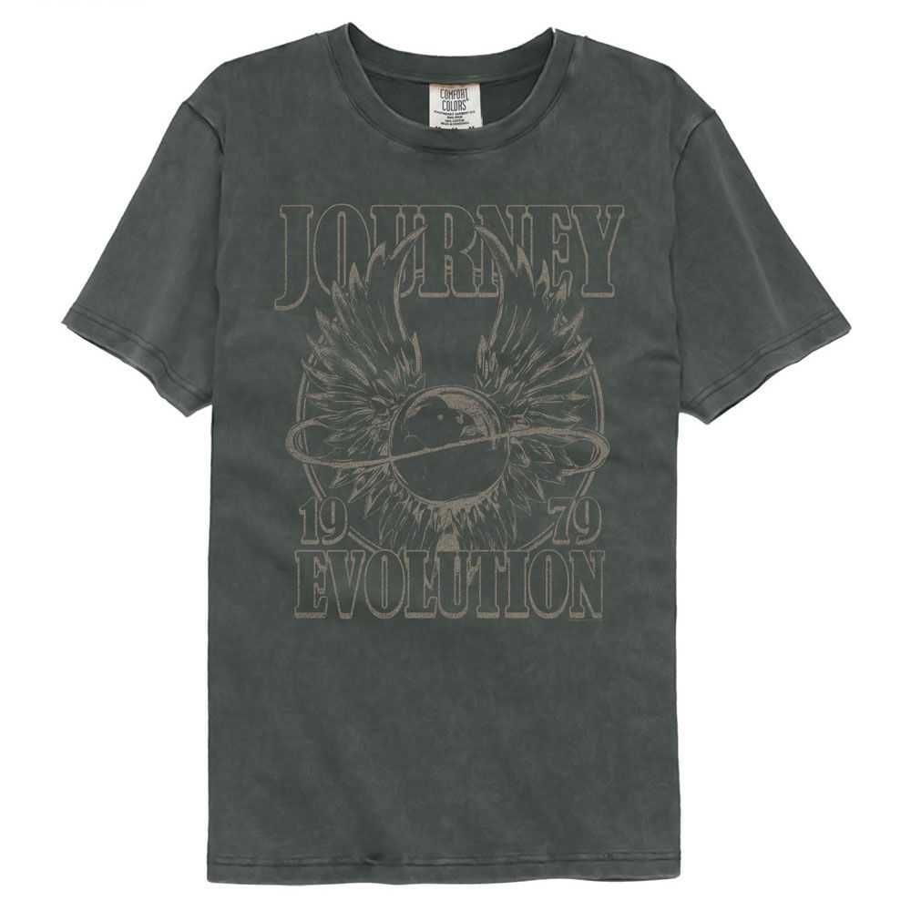 Journey Evolution 1979 Album Graphic T-Shirt - Classic Rock Music Clothing - Vintage Concert Lover Gift Idea