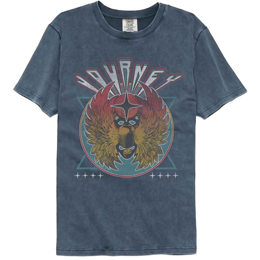 Journey Stars Logo Graphic T-Shirt - Classic Rock Music Clothing - Vintage Concert Lover Gift Idea