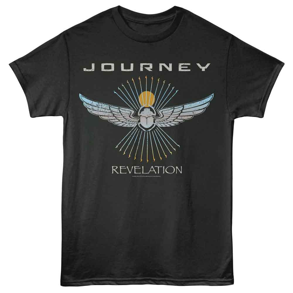 Journey Revelation Album Graphic T-Shirt - Classic Rock Music Clothing - Vintage Concert Lover Gift Idea