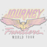 Journey Frontiers World Tour Graphic T-Shirt - Classic Rock Music Clothing - Vintage Concert Lover Gift Idea