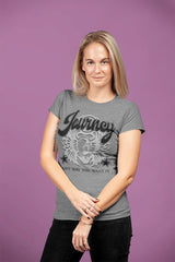 Journey Any Way You Want It Song Graphic T-Shirt - Classic Rock Music Clothing - Vintage Concert Lover Gift Idea