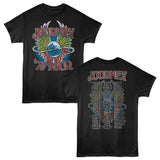 Journey 79 Tour Locals Double Sided Graphic T-Shirt - Classic Rock Music Clothing - Vintage Concert Lover Gift