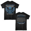 Journey 3D Text Scarab 2-Sided Adult Graphic T-Shirt - Vintage Rock Band Merch - Unisex Concert Fan Gift
