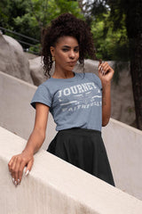 Journey Faithfully Song Graphic T-Shirt - Classic Rock Music Clothing - Vintage Concert Lover Gift Idea