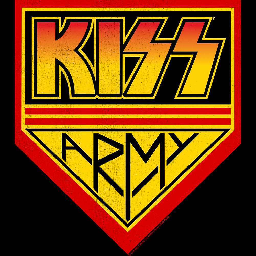 KISS Kissarmy Graphic T-Shirt - Classic Rock Music Clothing - Vintage Concert Lover Gift Idea