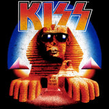 KISS H.I.T.S. Sphinx Graphic Ladies T-Shirt - Classic Rock Music Clothing - Vintage Concert Lover Gift Idea