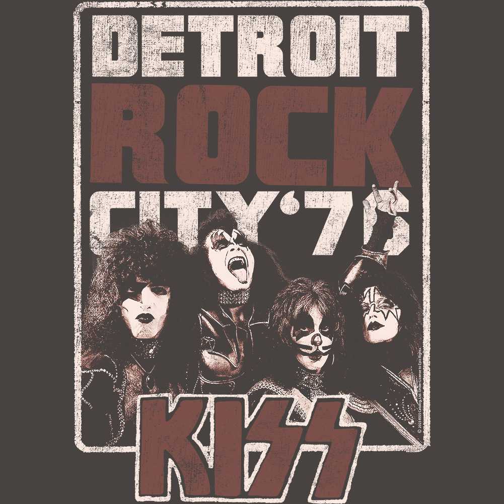 KISS Detroit Rock City 77 Graphic Tank Top - Classic Rock Music Clothing - Vintage Concert Lover Gift Idea