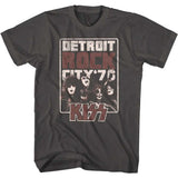 KISS Detroit Rock City Graphic T-Shirt - Classic Rock Music Clothing - Vintage Concert Lover Gift Idea