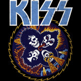 KISS Skull Circle Youth Graphic T-Shirt - Classic Rock Music Clothing - Vintage Concert Lover Gift Idea