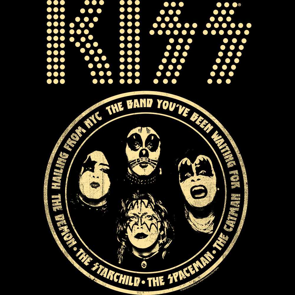 KISS Fromnyc Graphic T-Shirt - Classic Rock Music Clothing - Vintage Concert Lover Gift Idea