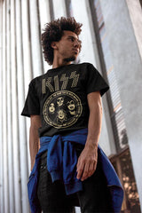 KISS Fromnyc Graphic T-Shirt - Classic Rock Music Clothing - Vintage Concert Lover Gift Idea