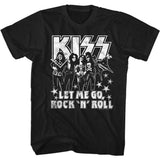 KISS Letmego Graphic T-Shirt - Classic Rock Music Clothing - Vintage Concert Lover Gift Idea