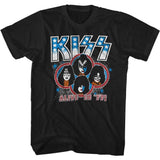KISS Alive In 77 Graphic T-Shirt - Classic Rock Music Clothing - Vintage Concert Lover Gift Idea