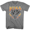 KISS Kiss74 Graphic T-Shirt - Classic Rock Music Clothing - Vintage Concert Lover Gift Idea