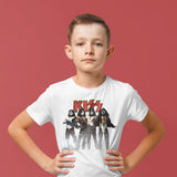 KISS KISS Band Youth Graphic T-Shirt - Classic Rock Music Clothing - Vintage Concert Lover Gift Idea