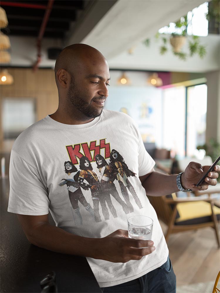 KISS KISS Band Graphic T-Shirt - Classic Rock Music Clothing - Vintage Concert Lover Gift Idea