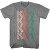 KISS Washed Out Logo Graphic T-Shirt - Classic Rock Music Clothing - Vintage Concert Lover Gift Idea