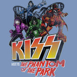 KISS Park Phantom Graphic T-Shirt - Classic Rock Music Clothing - Vintage Concert Lover Gift Idea