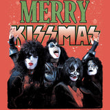 KISS Merry Kissmas Graphic T-Shirt - Classic Rock Music Clothing - Vintage Concert Lover Gift Idea