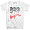 KISS Animalize Logo Graphic T-Shirt - Classic Rock Music Clothing - Vintage Concert Lover Gift Idea