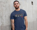 KISS Squares Graphic T-Shirt - Classic Rock Music Clothing - Vintage Concert Lover Gift Idea