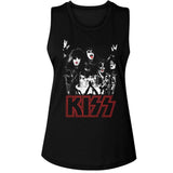 KISS Concert Graphic Girl Tank Top - Classic Rock Music Clothing - Vintage Concert Lover Gift Idea
