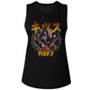 KISS RR All Nite Japanese Graphic Ladies Tank Top - Classic Rock Music Clothing - Vintage Concert Lover Gift Idea