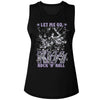 KISS Glass Breaking Graphic Ladies Tank Top - Classic Rock Music Clothing - Vintage Concert Lover Gift Idea