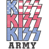 KISS Patriotic Logo Graphic Tank Top - Classic Rock Music Clothing - Vintage Concert Lover Gift Idea